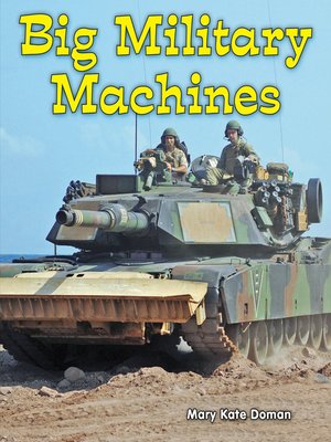 cover image of Big Military Machines